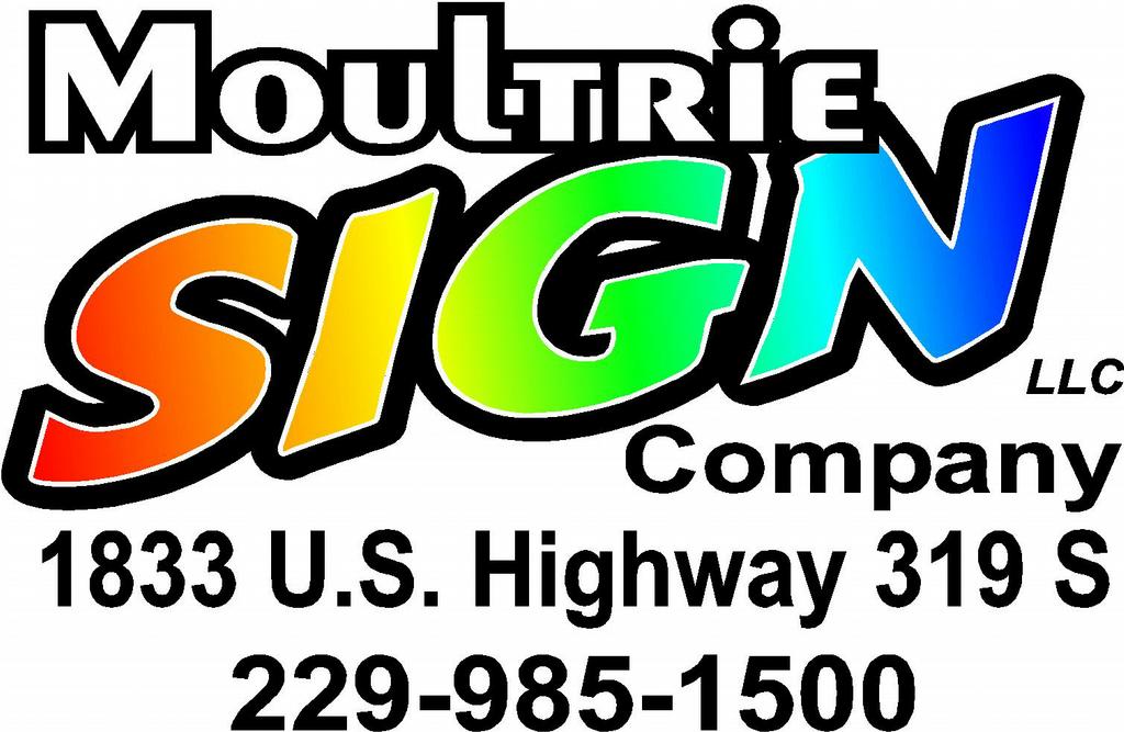 Moultrie Sign Company Moultrie GA 31768 2299851500 Design